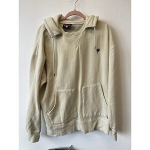 Babylon Trash Talk We Light The Fires Beige Afterhood Boxing Pocket Hoodie Large